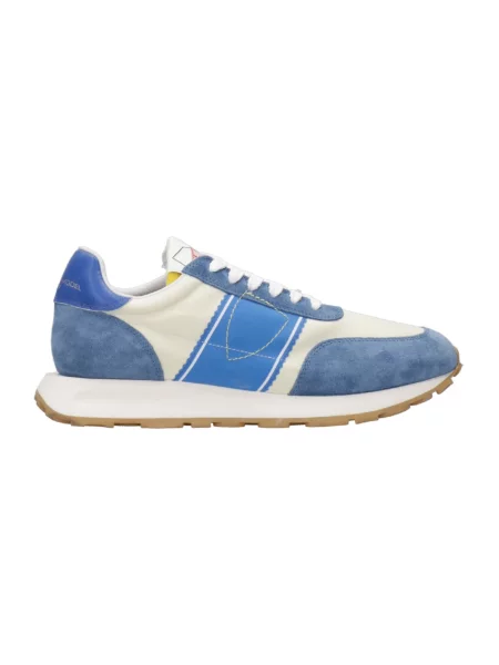 Buty do biegania Philippe Model zamszowe do biegania niebieskie