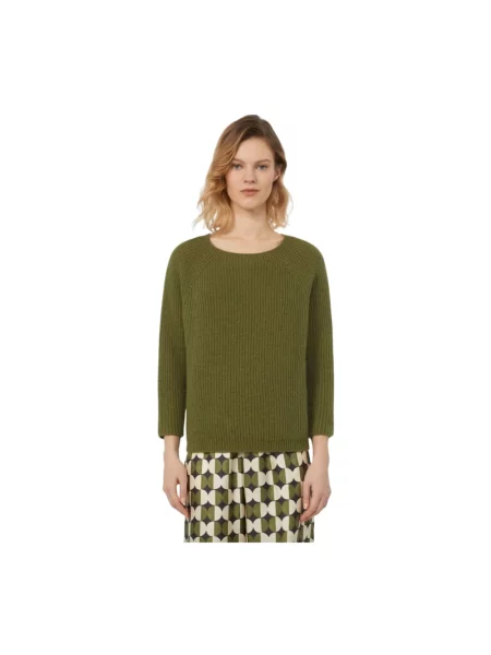 Moherowy sweter Max Mara zielony