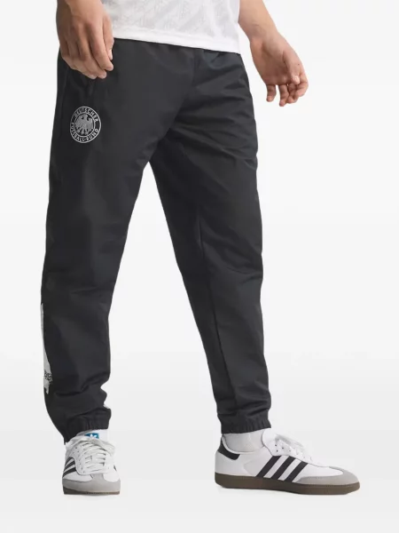 Pantaloni Adidas cu model leopard alergare roșu