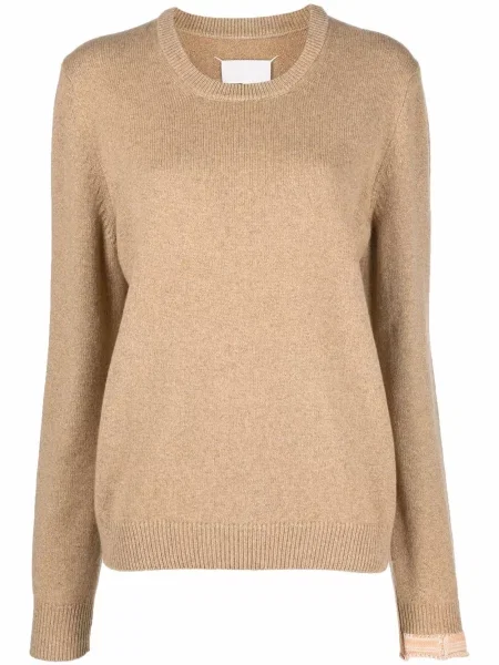 Pulover Maison Margiela tricotate cu decolteu rotund