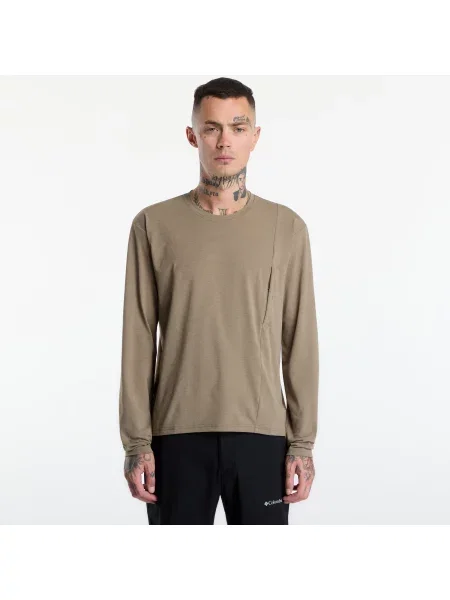 Tricou Poutnik by Tilak Shiva Top Long Sleeve Tan L maro