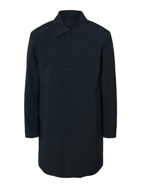 SELECTED Palton de primăvară-toamnă SLHSILAS' negru