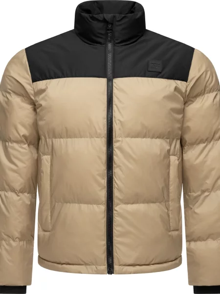 Ragwear Téli dzseki taupe fekete