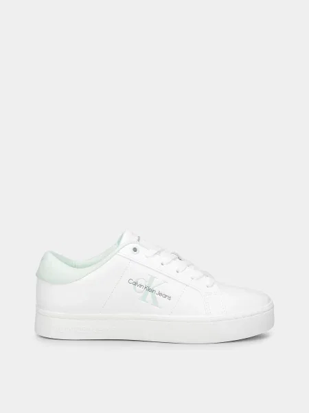 Кожаные кеды Calvin Klein белые
