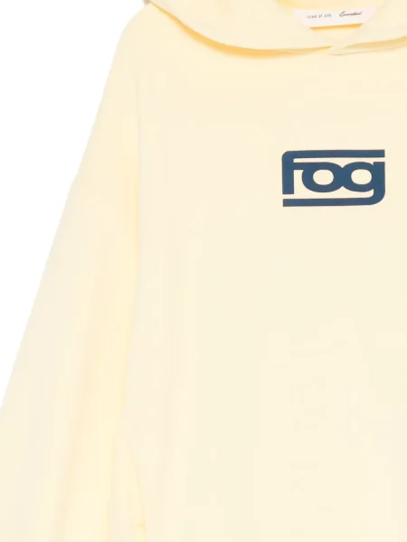 Bluza z kapturem dziecięca Fear Of God Essentials żółta