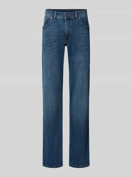 Jeansy o kroju relaxed fit z wpuszczanymi model Dijon' Pierre Cardin