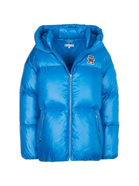 Geacă Tommy Hilfiger albastru