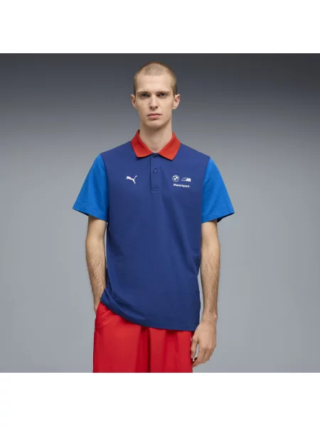 PUMA koszulka polo BMW M MOTORSPORT Essentials Akcesoria S niebieski