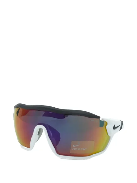 Ochelari de soare Nike cu cordon din jerseu cu imprimeu abstract gri