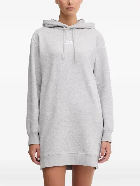 Rochie mini The North Face cu glugă gri