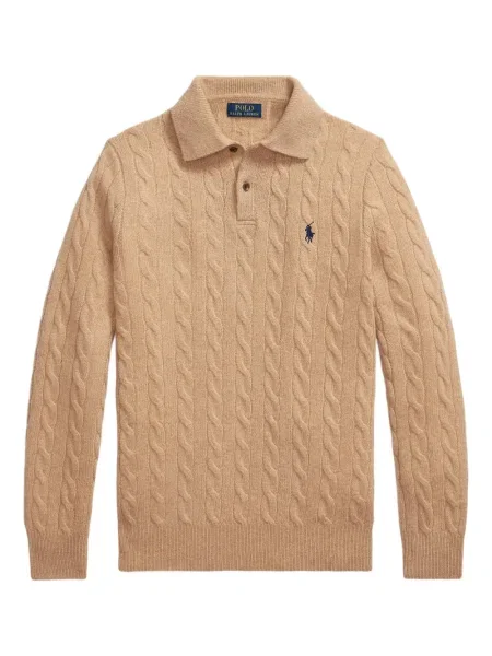 Μικρός κασκέτο Polo Ralph Lauren με χαμηλή μέση υφαίνω διαγωνίως πράσινο