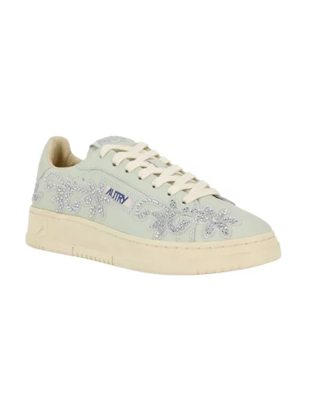 Sneakersy Autry skórzane zielone