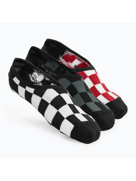 Șosete pentru bărbați Vans Classic No Show 3 pary white/black alb