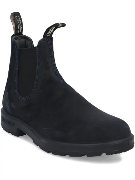 Botine Blundstone din piele de căprioară albastru