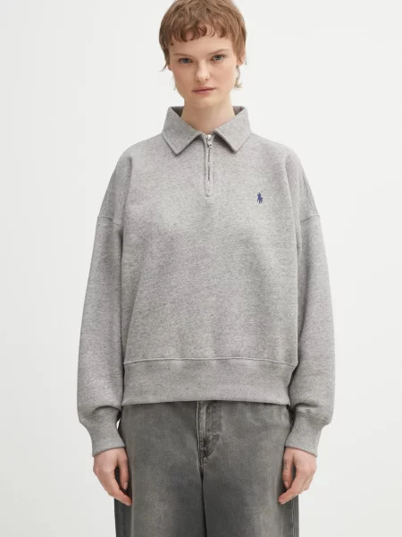 Polo Ralph Lauren bluză ARCTIC FLEECE gri