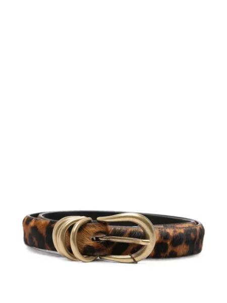 Curea Alberto Luti cu imagine cu model leopard maro