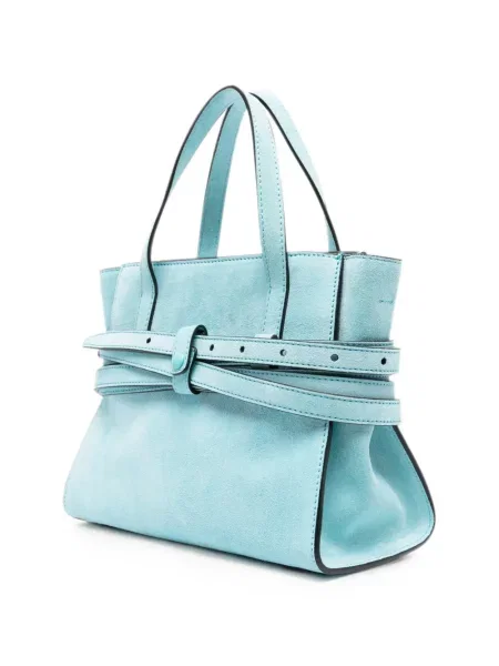 Shopper torbica Moschino sa kopčom plava