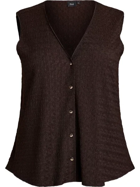 Zizzi Vestă Talia închis maro