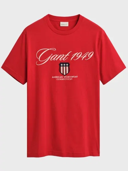 Футболка Gant червона
