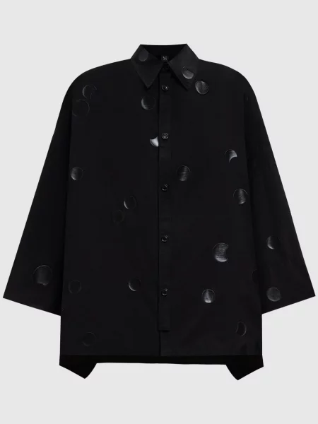 Сорочка в горох Y`s Yamamoto чорна