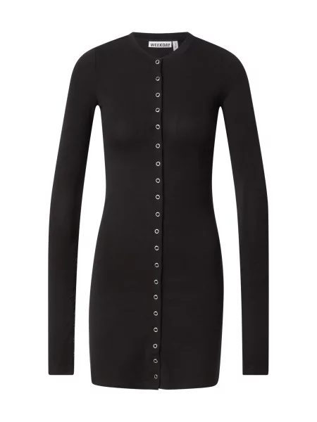 WEEKDAY Rochie Polly' negru