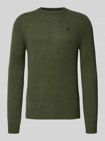 Sweter z dzianiny o kroju regular fit z czystej wełny Mcneal