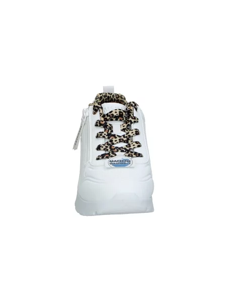 Tenisky Skechers s leopardím vzorom biela