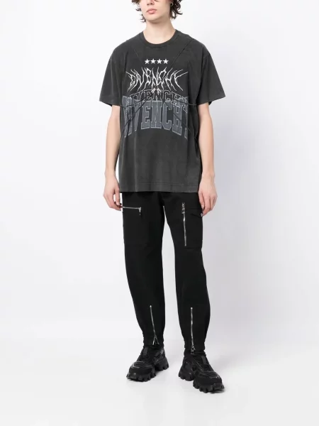 Tricou Givenchy cu autograf gri