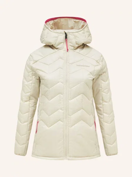 Kurtka ocieplana Peak Performance Elevate Liner Hood sand fog beżowa