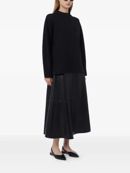 Топ 's Max Mara с висока яка черно