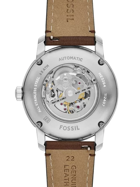 Fossil Ceas Heritage Automatic Skeleton maro