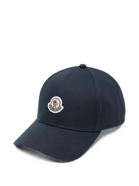 Șapcă Moncler cu autograf albastru