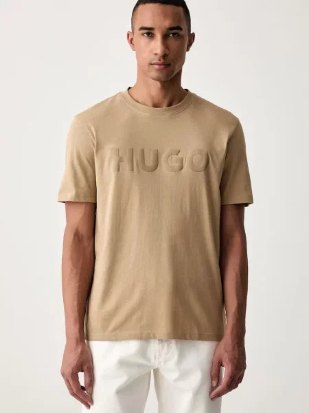 HUGO tricou pentru bărbați din maro