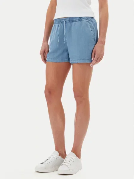 ONLY Шорти з тканини Pema Голубий