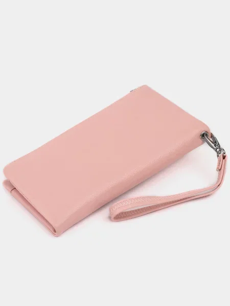 Кожаный кошелек St Leather Accessories розовый