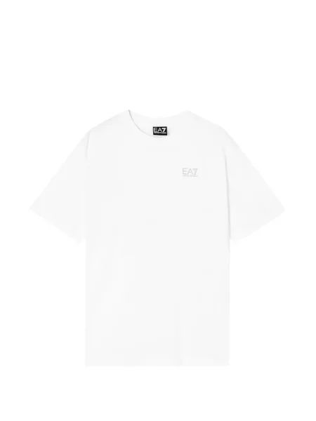 Tricou Ea7 Emporio Armani cu imagine alb