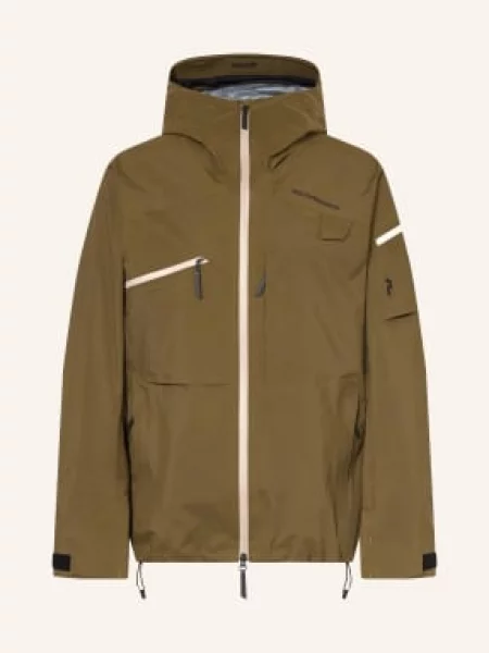 Peak Performance Hardshell Bunda Alpine Gore-Tex C-Knit™ khaki