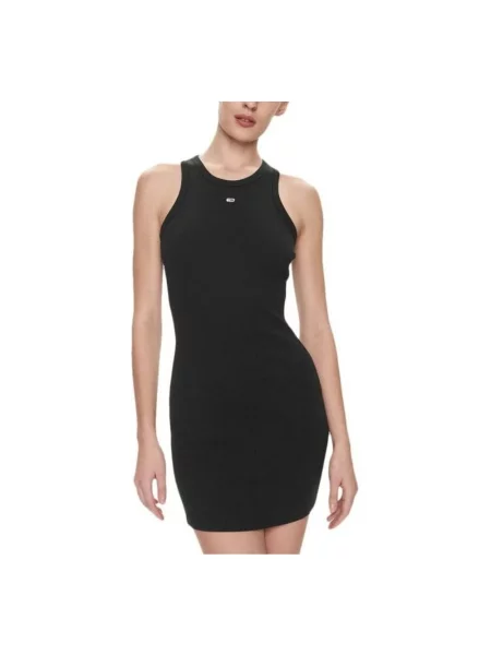 Sukienka jeansowa Tommy Jeans czarna