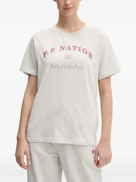 Tricou P.e Nation cu imagine cu decolteu rotund gri