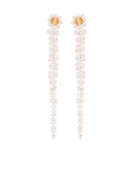 Cercei Simone Rocha de cristal roz