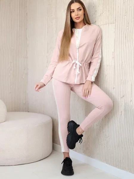 Анцуг Kesi на райета розово