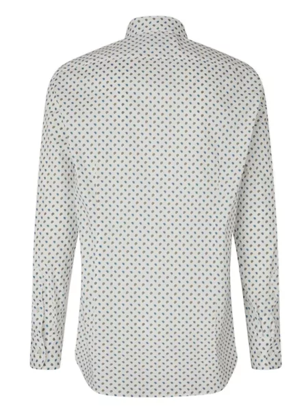 Cămașă Etro cu imagine cu imprimeu geometric alb