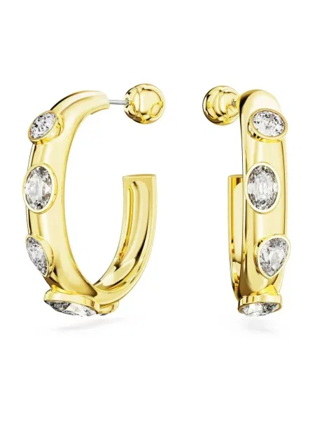 Kolczyki Swarovski żółte