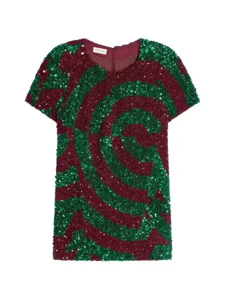 Bluzka Dries Van Noten czerwona