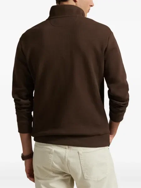 Ριγέ polo Polo Ralph Lauren με κουκούλα με αυτόγραφο λευκό