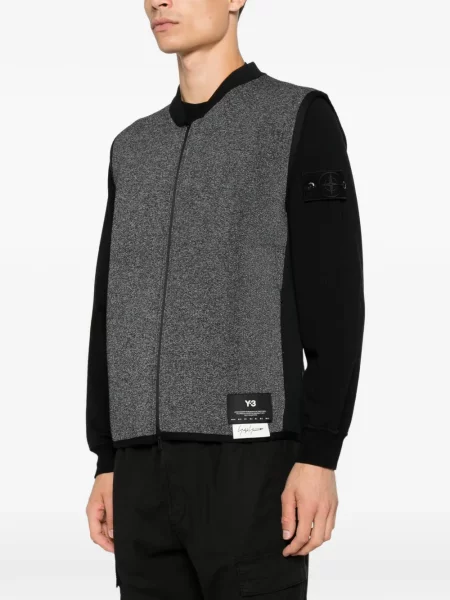 Vestă Y-3 cu imagine negru