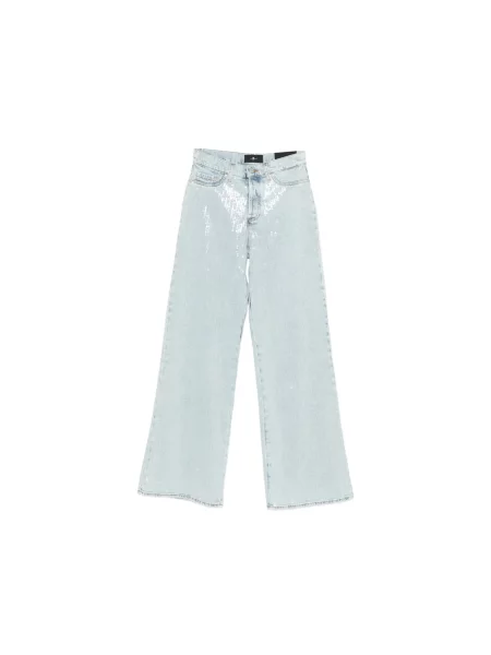 Jeansy 7 For All Mankind niebieskie