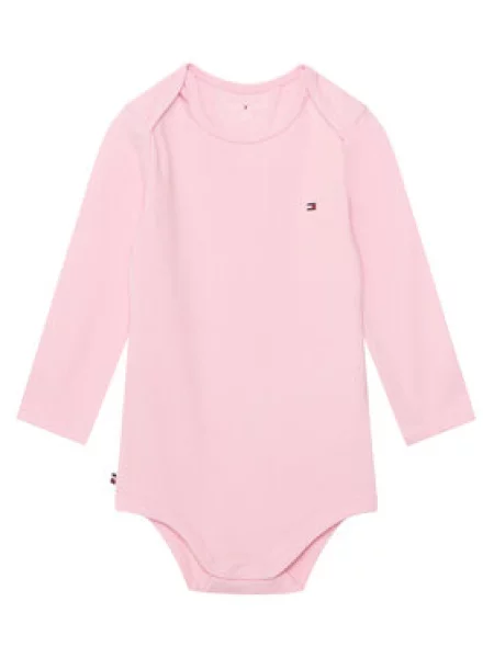 Tommy Hilfiger Gyerek body szett 3 Pack Seasonal Body Ls Giftbox Világos rózsaszín