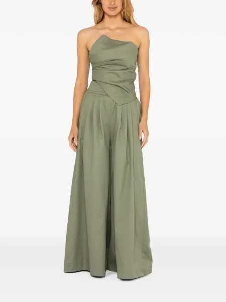 Pantaloni palazzo Jbq verde