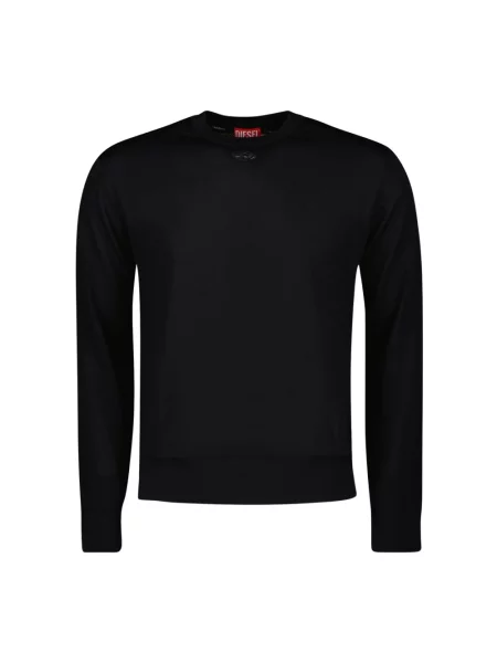 Sweter Diesel wełniany czarny
